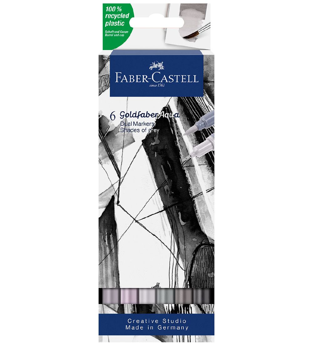 Faber-Castell Filzstifte - Grau - 6 st. - Faber-Castell - One Size - Filzstifte Faber-Castell Filzstifte - Grau - 6 st. - Faber-Castell - One Size - Filzstifte von Faber-Castell