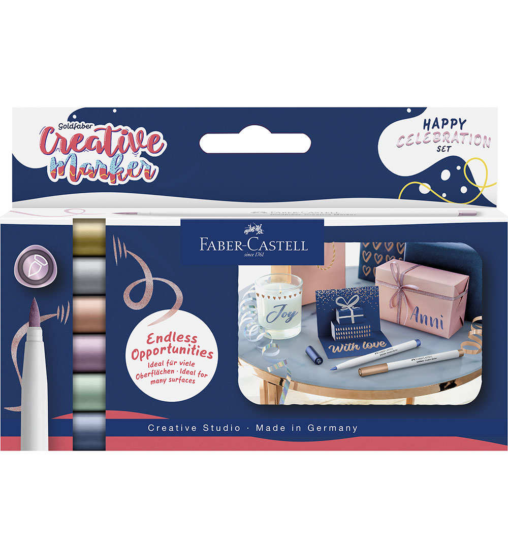 Faber-Castell Filzstifte - Happy Celebration - 6 st. - Faber-Castell - One Size - Filzstifte Faber-Castell Filzstifte - Happy Celebration - 6 st. - Faber-Castell - One Size - Filzstifte von Faber-Castell