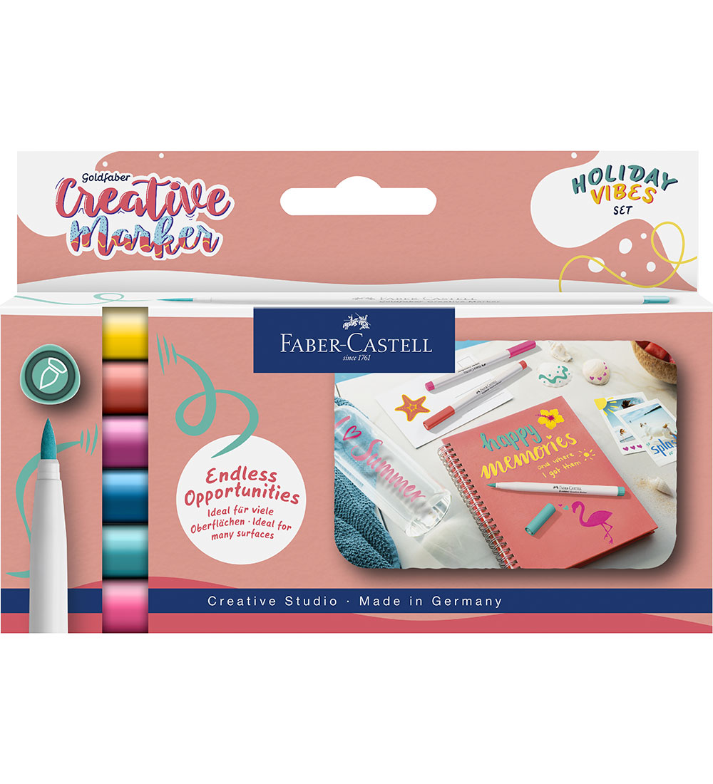 Faber-Castell Filzstifte - Holiday Vibes - 6 st. - Faber-Castell - One Size - Filzstifte Faber-Castell Filzstifte - Holiday Vibes - 6 st. - Faber-Castell - One Size - Filzstifte von Faber-Castell