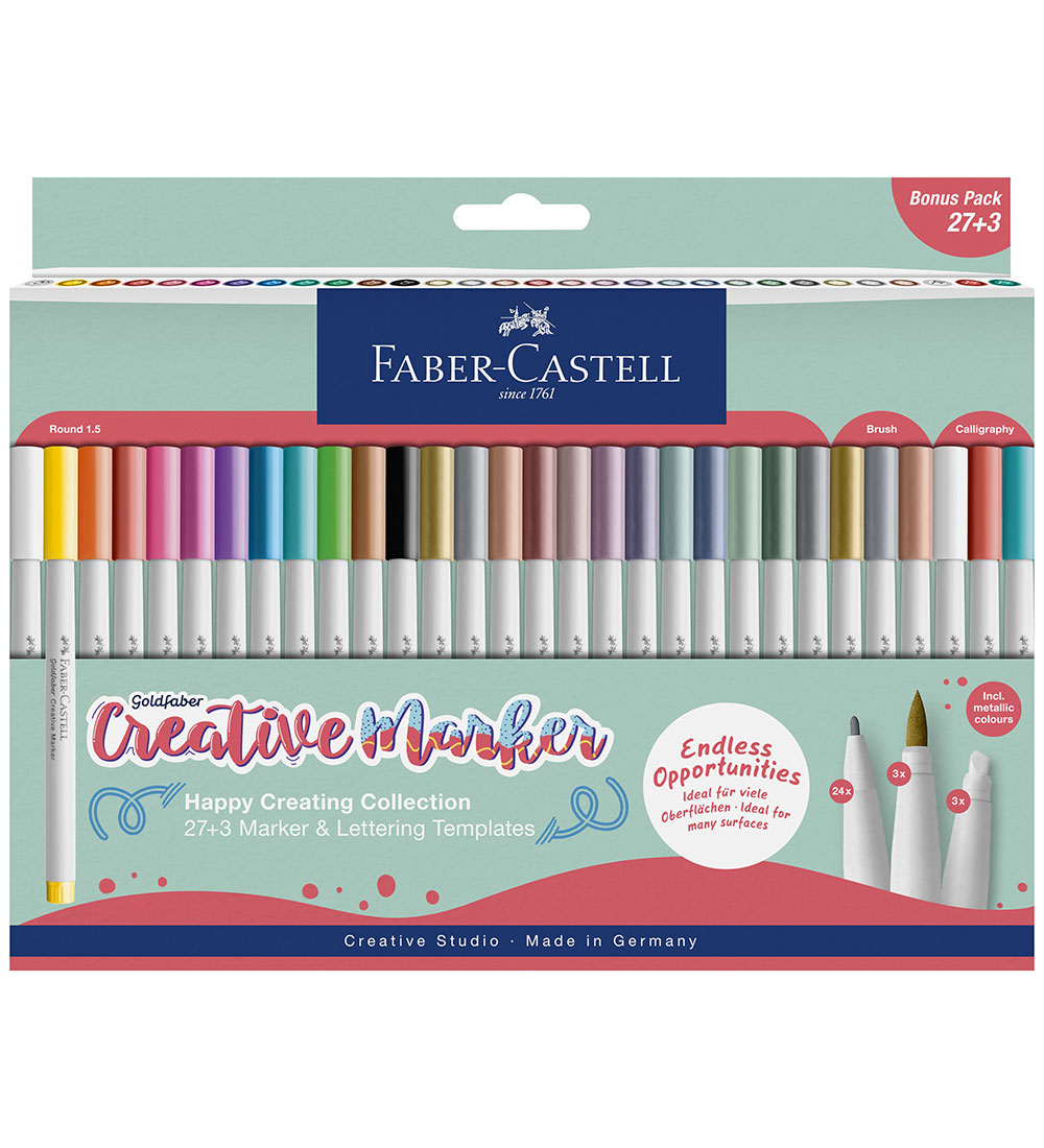 Faber-Castell Filzstifte - Kreativer Marker - 30 st. - Faber-Castell - One Size - Filzstifte Faber-Castell Filzstifte - Kreativer Marker - 30 st. - Faber-Castell - One Size - Filzstifte von Faber-Castell