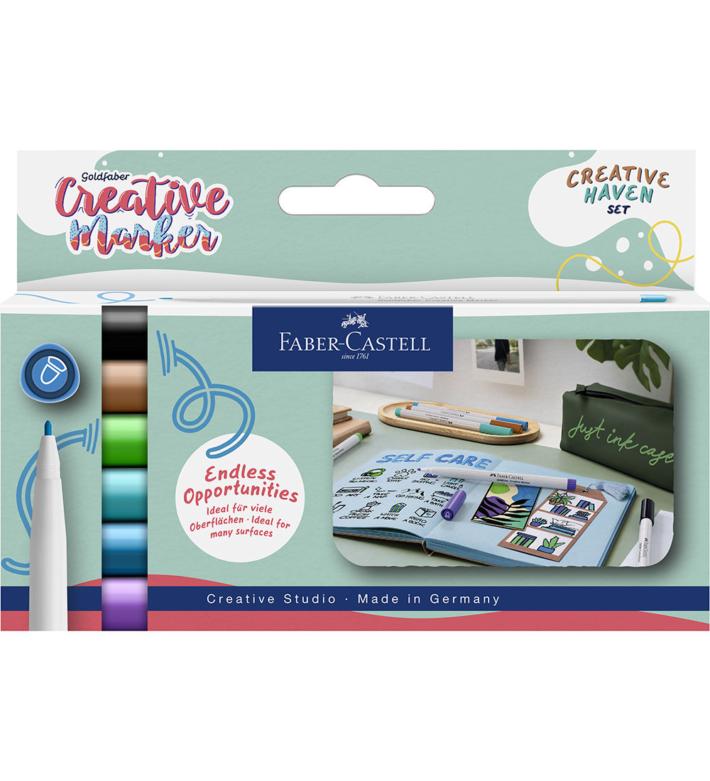 Faber-Castell Filzstifte - Kreatives Paradies - 6 st. - Faber-Castell - One Size - Filzstifte Faber-Castell Filzstifte - Kreatives Paradies - 6 st. - Faber-Castell - One Size - Filzstifte von Faber-Castell