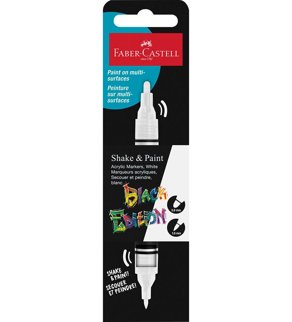 Faber-Castell Filzstifte - Shake & Paint Acryl - Weiß - Faber-Castell - One Size - Filzstifte Faber-Castell Filzstifte - Shake & Paint Acryl - Weiß - Faber-Castell - One Size - Filzstifte von Faber-Castell
