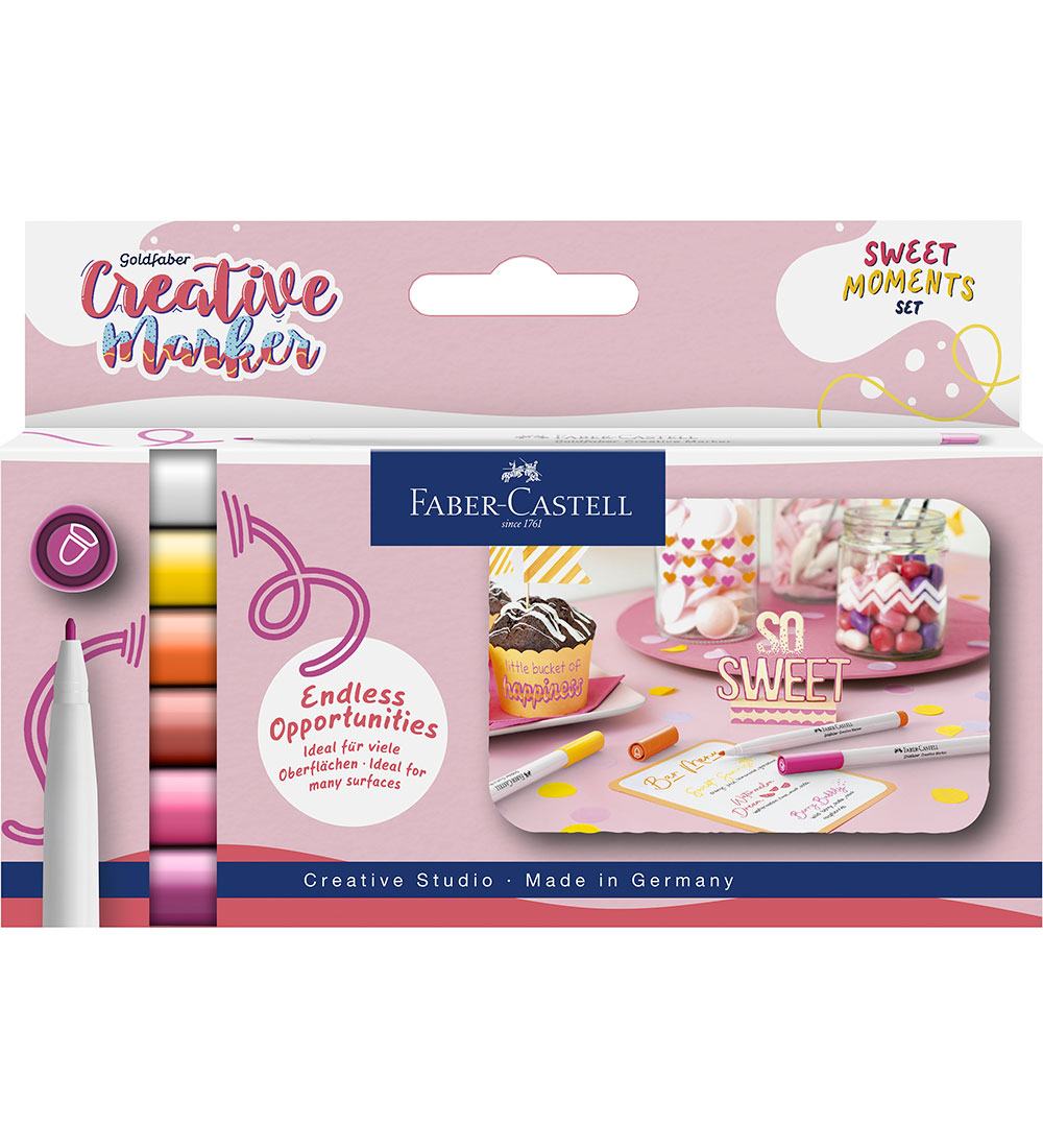 Faber-Castell Filzstifte - Sweet Momente - 6 st. - Faber-Castell - One Size - Filzstifte Faber-Castell Filzstifte - Sweet Momente - 6 st. - Faber-Castell - One Size - Filzstifte von Faber-Castell