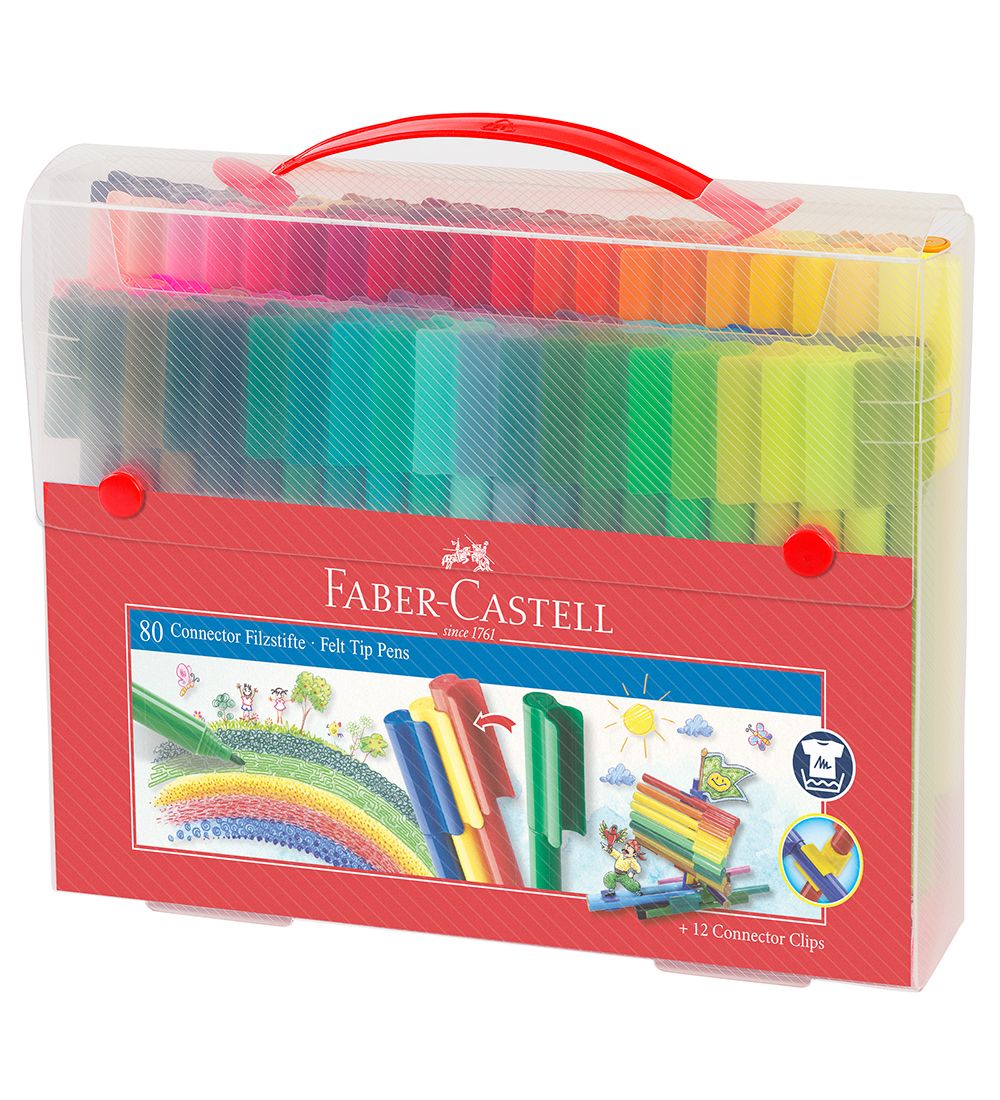Faber-Castell Filzstifte - Verbinder Hülle - 80 st. - Multi - Faber-Castell - One Size - Filzstifte Faber-Castell Filzstifte - Verbinder Hülle - 80 st. - Multi - Faber-Castell - One Size - Filzstifte von Faber-Castell