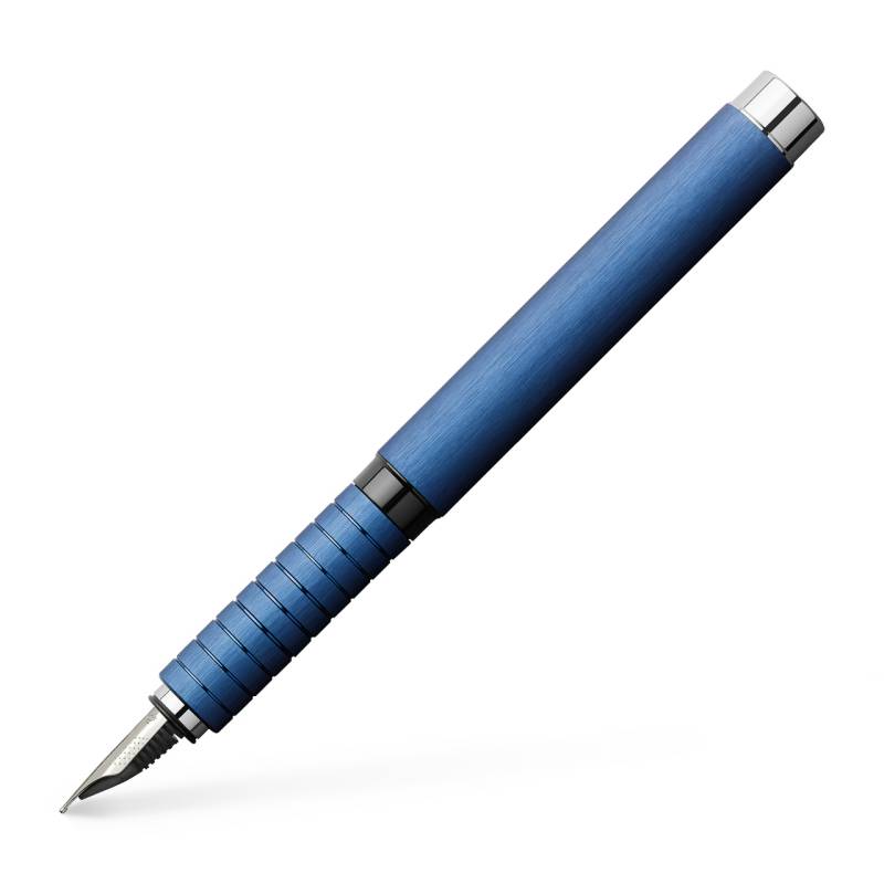 Faber-Castell Füllfederhalter Essentio Aluminium Blau F von Faber-Castell