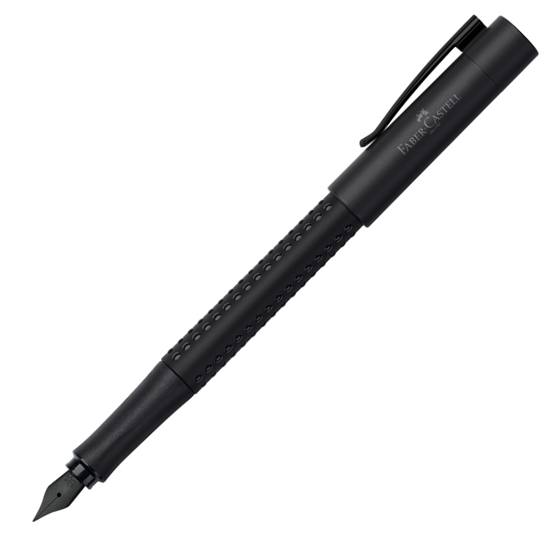 Faber-Castell Füllfederhalter Grip 2011 Edition all black F von Faber-Castell