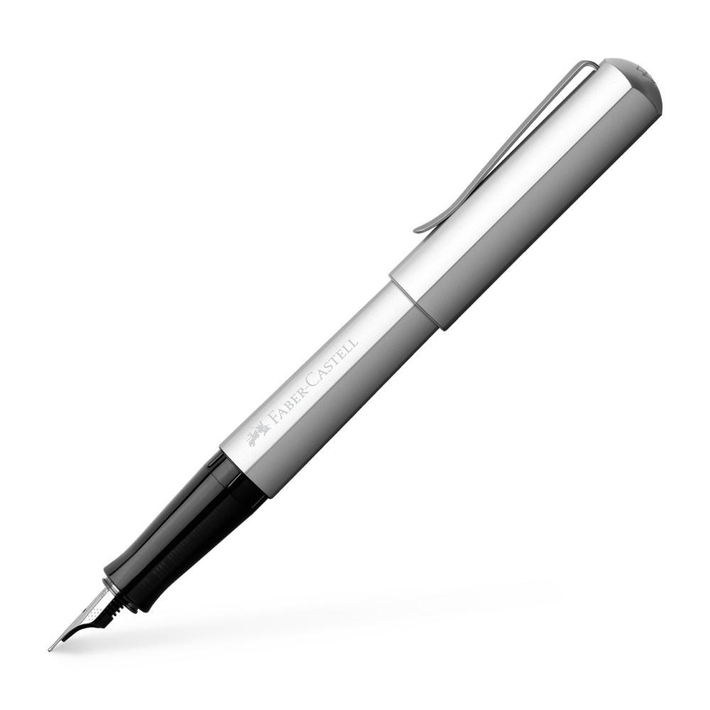 Faber-Castell Füllfederhalter Hexo Silber M von Faber-Castell