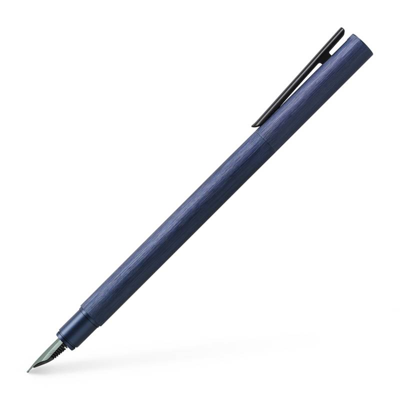 Faber-Castell Füllfederhalter Neo Slim Aluminium dunkelblau M von Faber-Castell