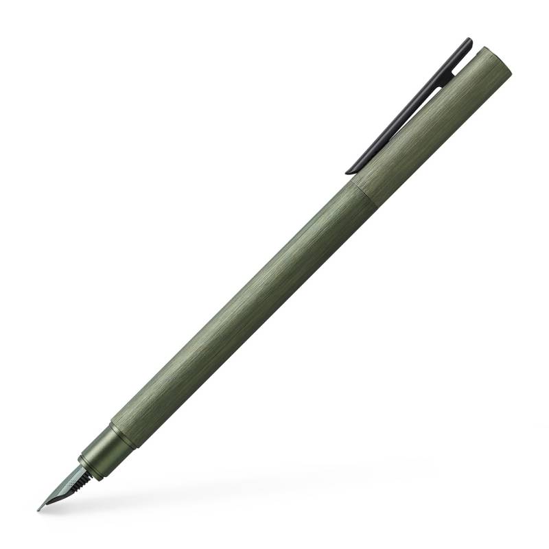 Faber-Castell Füllfederhalter Neo Slim Aluminium olivgrün B Faber-Castell Füllfederhalter Neo Slim Aluminium olivgrün B von Faber-Castell