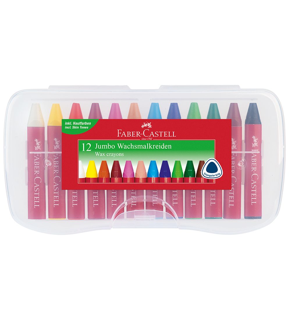 Faber-Castell Kreide - 12 st. - Jumbo - Multi - Faber-Castell - One Size - Buntstiftsets Faber-Castell Kreide - 12 st. - Jumbo - Multi - Faber-Castell - One Size - Buntstiftsets von Faber-Castell
