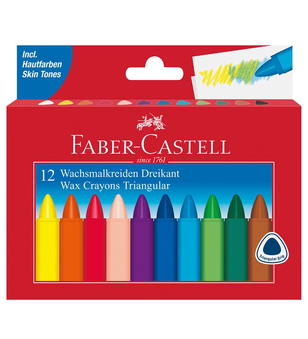 Faber-Castell Kreide - Dreieckig - 12 st. - Multi - Faber-Castell - One Size - Buntstiftsets Faber-Castell Kreide - Dreieckig - 12 st. - Multi - Faber-Castell - One Size - Buntstiftsets von Faber-Castell
