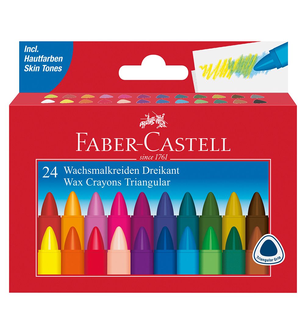 Faber-Castell Kreide - Dreieckig - 24 st. - Multi - Faber-Castell - One Size - Buntstiftsets Faber-Castell Kreide - Dreieckig - 24 st. - Multi - Faber-Castell - One Size - Buntstiftsets von Faber-Castell