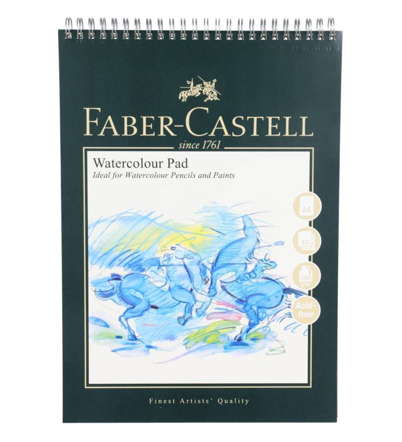Faber-Castell Malblock - Aquarell - 10 Blatt - A4 - Faber-Castell - One Size - Malbücher Faber-Castell Malblock - Aquarell - 10 Blatt - A4 - Faber-Castell - One Size - Malbücher von Faber-Castell