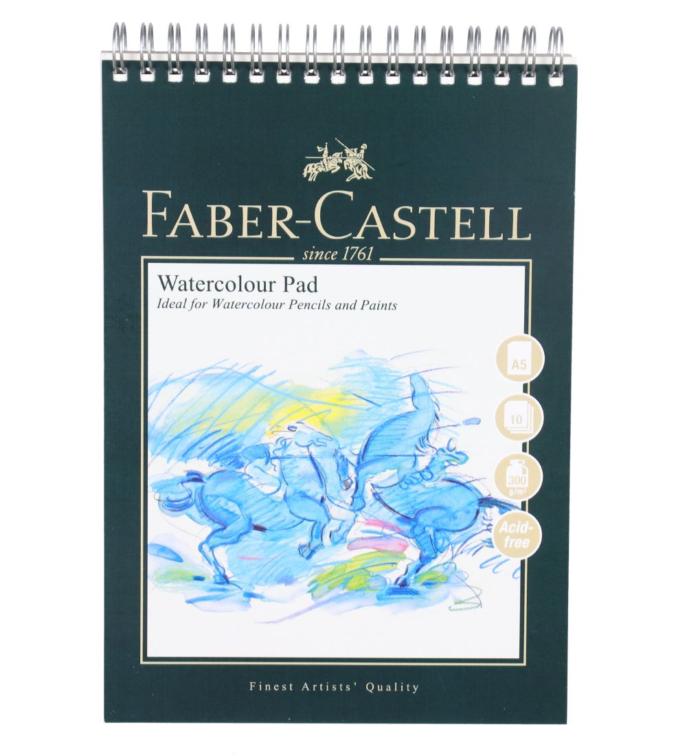 Faber-Castell Malblock - Aquarell - 10 Blatt - A5 - Faber-Castell - One Size - Malbücher Faber-Castell Malblock - Aquarell - 10 Blatt - A5 - Faber-Castell - One Size - Malbücher von Faber-Castell