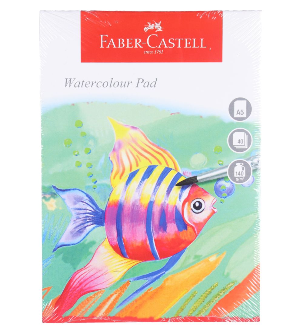 Faber-Castell Malblock - Aquarell - 40 Blatt - A5 - Faber-Castell - One Size - Malbücher Faber-Castell Malblock - Aquarell - 40 Blatt - A5 - Faber-Castell - One Size - Malbücher von Faber-Castell