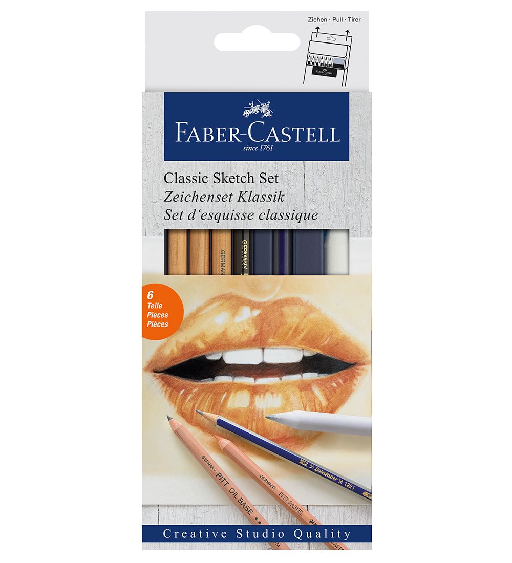 Faber-Castell Malset - Classic+ Skizze - 6 st. - Faber-Castell - One Size - Buntstiftsets Faber-Castell Malset - Classic+ Skizze - 6 st. - Faber-Castell - One Size - Buntstiftsets von Faber-Castell