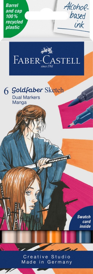 Faber-Castell Marker Goldfaber Sketch Dual Marker 6er Etui Manga Faber-Castell Marker Goldfaber Sketch Dual Marker 6er Etui Manga von Faber-Castell