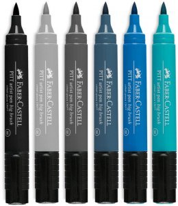 Faber-Castell PITT Big Brush Pen – Indanthrene blue-247 X4 von Faber-Castell