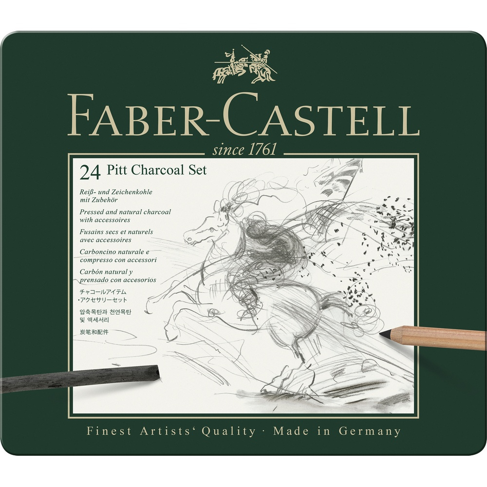 Faber-Castell Pitt Kohle Set 24-tlg von Faber-Castell