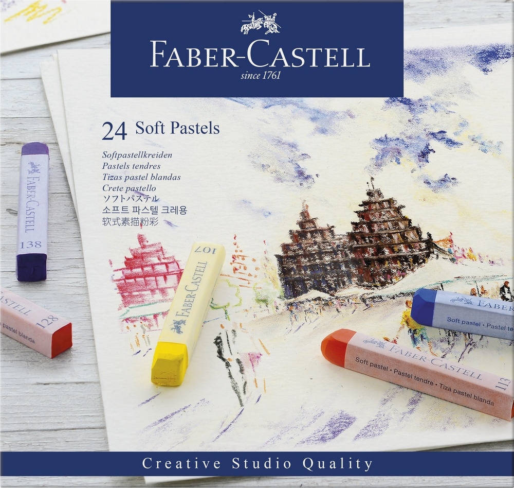 Faber-Castell Softpastellkreide Standard 24 Stk. von Faber-Castell