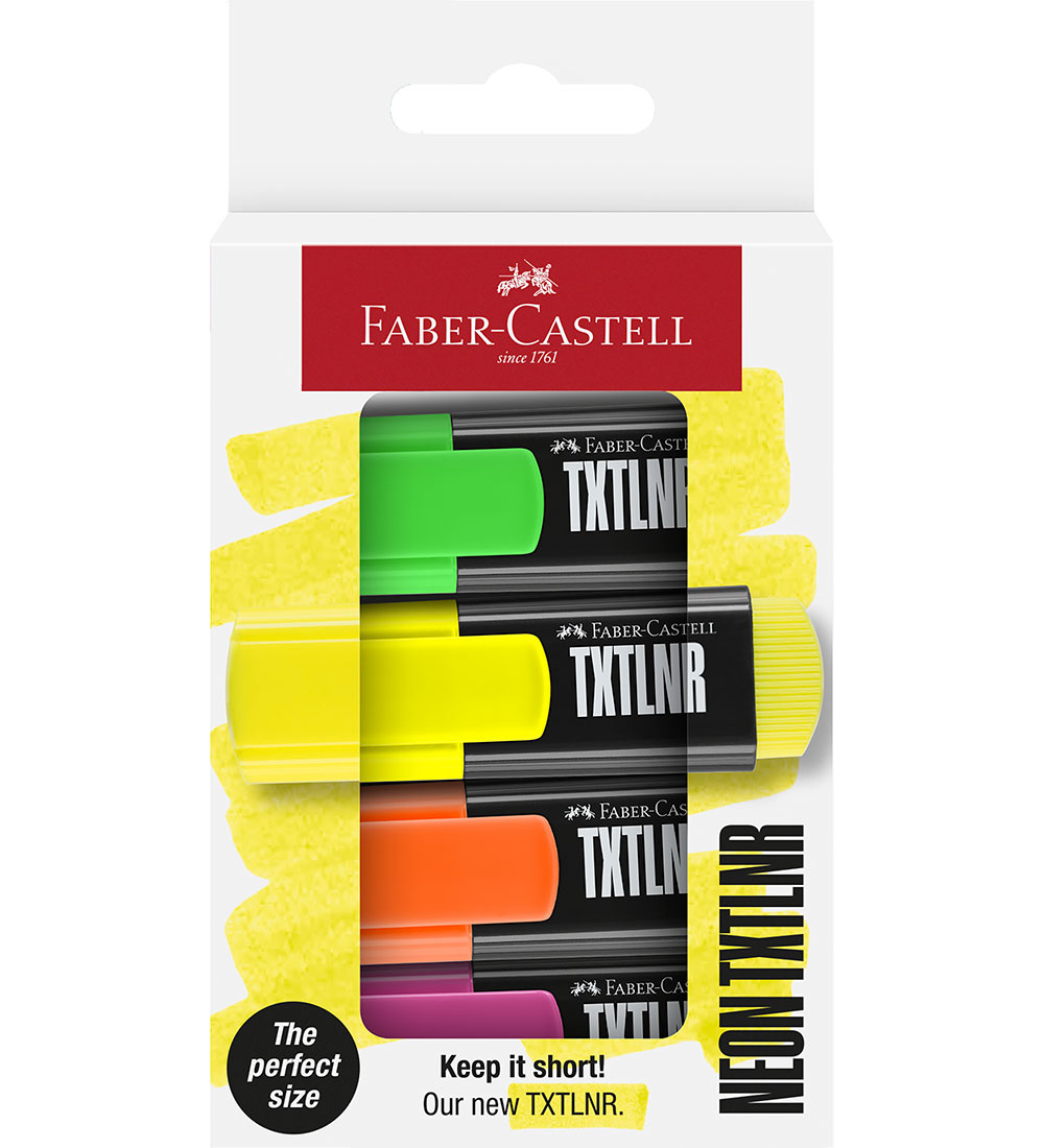 Faber-Castell Textmarker - Mini - 4 st. - Faber-Castell - One Size - Filzstifte Faber-Castell Textmarker - Mini - 4 st. - Faber-Castell - One Size - Filzstifte von Faber-Castell