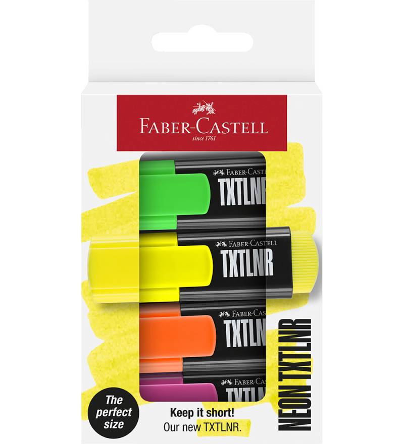 Faber-Castell Textmarker - Mini - 4 st. - Faber-Castell - One Size - Filzstifte Faber-Castell Textmarker - Mini - 4 st. - Faber-Castell - One Size - Filzstifte von Faber-Castell