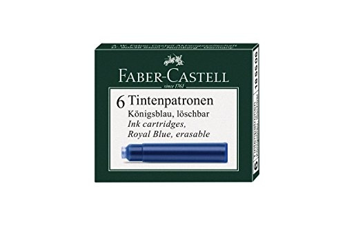 Faber-Castell Tintenpatronen Standard königsblau 6er von Faber Castell