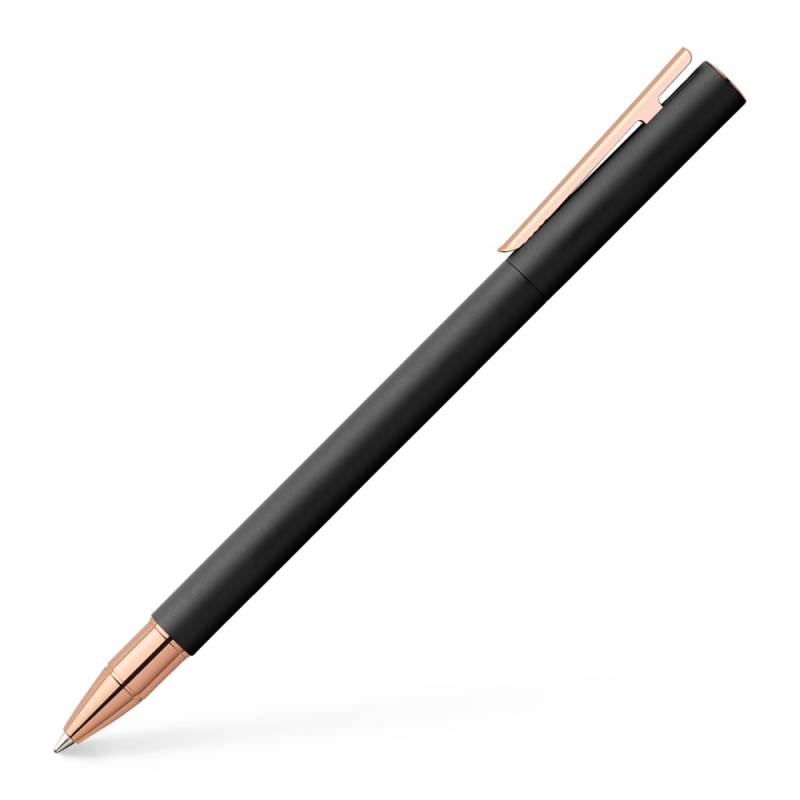 Faber-Castell Tintenroller Neo Slim schwarz roségold Faber-Castell Tintenroller Neo Slim schwarz roségold von Faber-Castell
