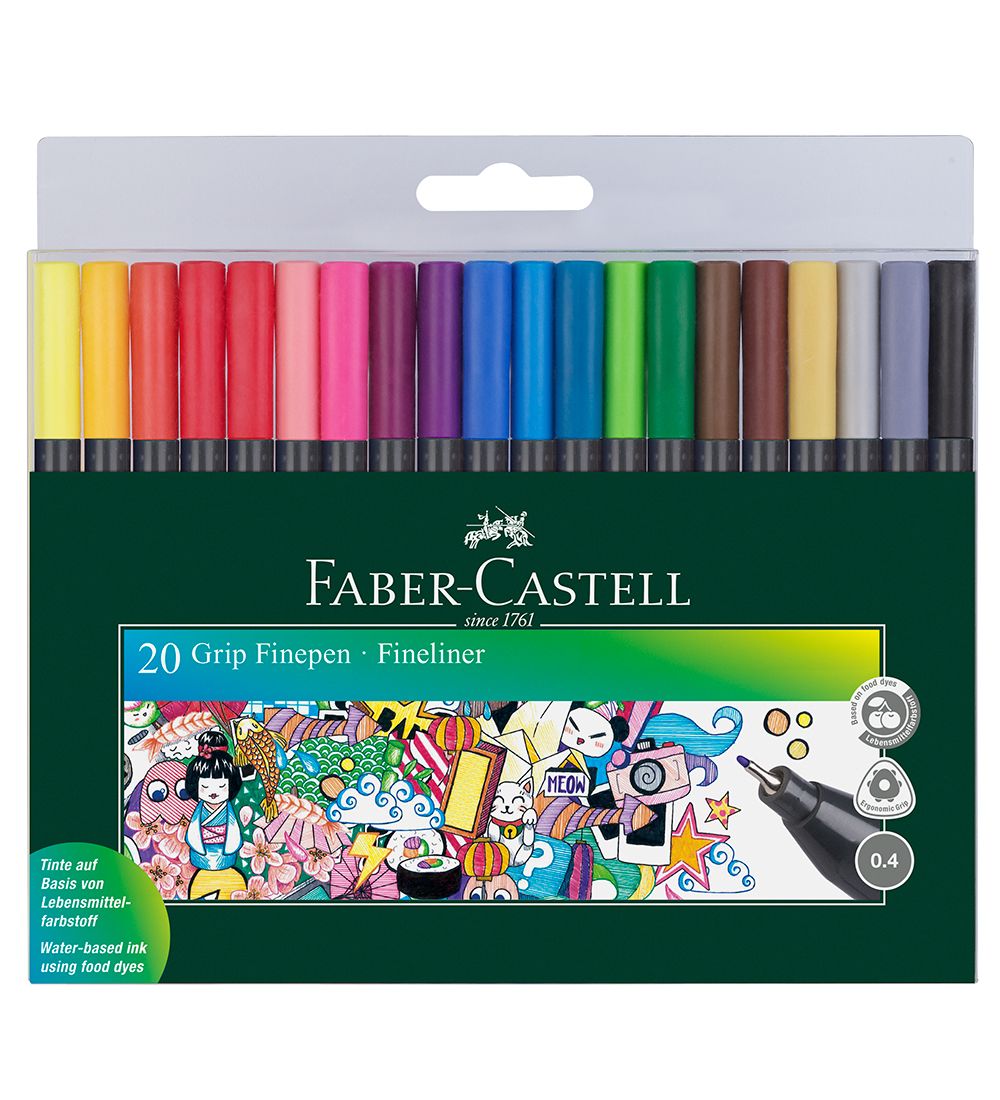 Faber-Castell Tuschen - Fineliner - 20 st. - Multi - Faber-Castell - One Size - Filzstifte Faber-Castell Tuschen - Fineliner - 20 st. - Multi - Faber-Castell - One Size - Filzstifte von Faber-Castell