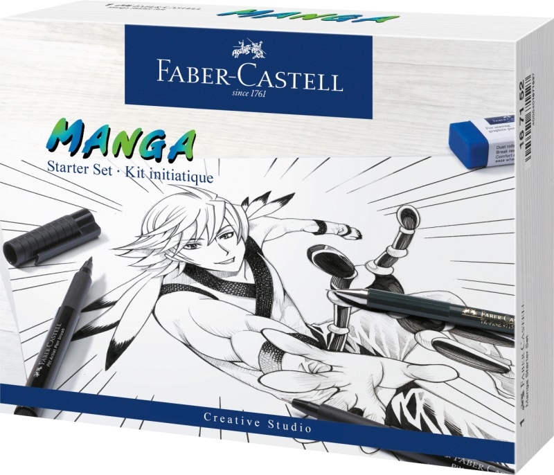 Faber-Castell Tuschestift PITT artist pen Manga Starter Set von Faber-Castell