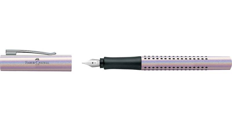 Füllhalter GRIP Glam Edition Glam M pearl, ltd. Edition 2022 metallicweiß von Faber-Castell