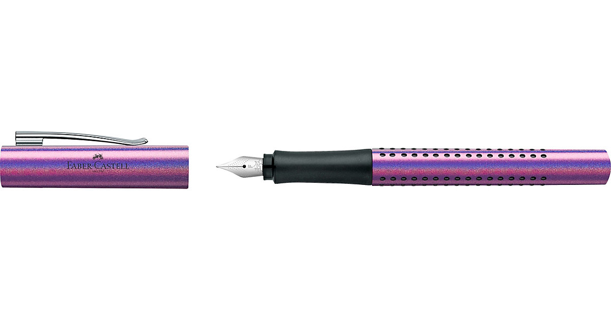 Füllhalter GRIP Glam Edition Glam M violet, ltd. Edition 2022 metallicpink von Faber-Castell