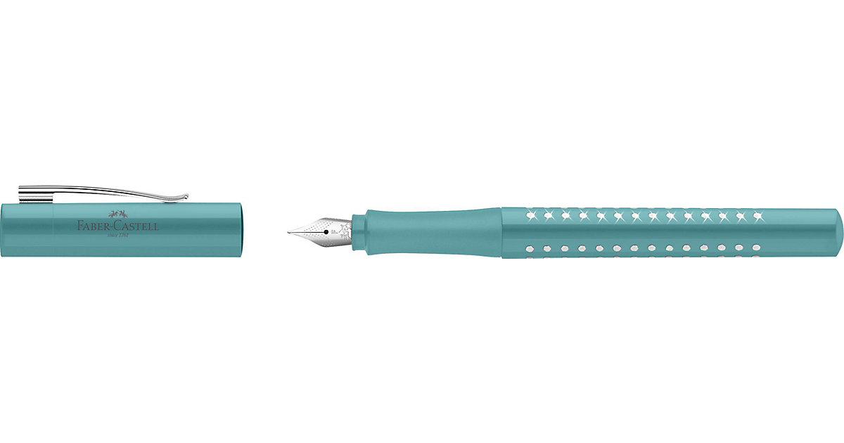 Füllhalter Sparkle ocean F blaue Tinte atlantikblau Füllhalter Sparkle ocean F blaue Tinte atlantikblau von Faber-Castell