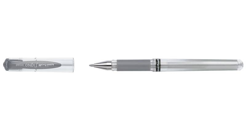 Gelroller uni-ball® SIGNO UM 153, Schreibfarbe: silber von Faber-Castell