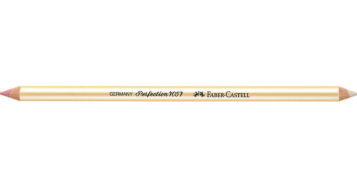 Radierstift PERFECTION 7057, doppelseitig angespitzt Radiergummis beige von Faber-Castell