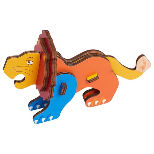 3D-Tierpuzzle für Kinder,Tier-3D-Puzzle für Kinder | Montessori-Hunderätsel,Puzzles für Kinder, Lernspielzeug, Holztier-Puzzle, Cartoon-Modellspielzeug von Fabixoin