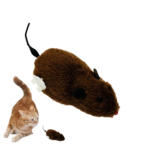 Fabixoin Interaktives Mäusespielzeug für Hauskatzen, Mausjäger-Katzenspielzeug - Jagen Jagd Maus Indoor Katzenspielzeug,Jagd aufziehbare Maus, Plüsch-Mäusespielzeug, Uhrwerk-Maus-Laufspielzeug, Fabixoin Interaktives Mäusespielzeug für Hauskatzen, Mausjäger-Katzenspielzeug - Jagen Jagd Maus Indoor Katzenspielzeug,Jagd aufziehbare Maus, Plüsch-Mäusespielzeug, Uhrwerk-Maus-Laufspielzeug, von Fabixoin