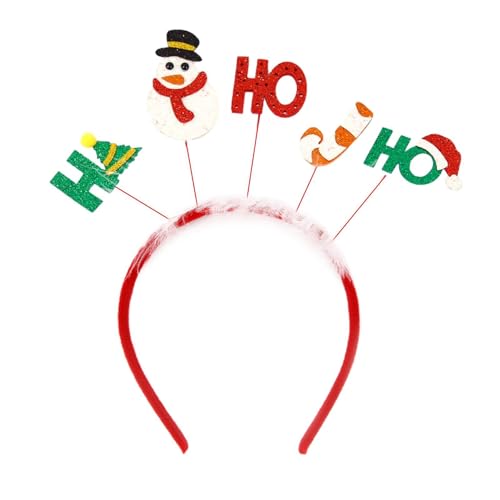 Fabixoin Weihnachts Haarreif, Weihnachtsbaum-Kopfkappe, Hutaufsatz, Weihnachts-Kostüm, Spaß Weihnachtsbaum Weihnachtsmütze Kopfbedeckung Für Kinder Erwachsene, Stirnband Für Weihnachten von Fabixoin