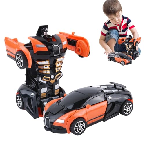 Verwandeln Sie Autos für Jungen,Verwandeln Sie Autos für Jungen | Roboterauto-Spielzeugfahrzeuge,Actionfiguren-Autos für Kleinkinder, 2-in-1-Transformationsauto, zurückziehbare Autos, Lernspielzeug fü von Fabixoin