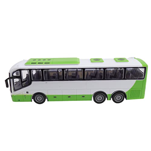 Fupei Ferngesteuerter Bus, 1/30 Live-Funk-RC-Bus-Modellsimulation für Kinderspielzeug (Weiß Grün) von Fabul