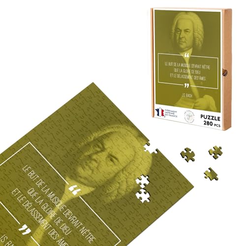 JS Bach Klassisches Puzzle 280 Teile Zitat Inspiration Ruhm Komponist Musik von Fabulous