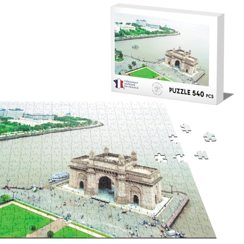 Klassische Puzzle 540 Teile Gateway of India Gateway of India Tor Bombay Wunder of India Denkmal von Fabulous