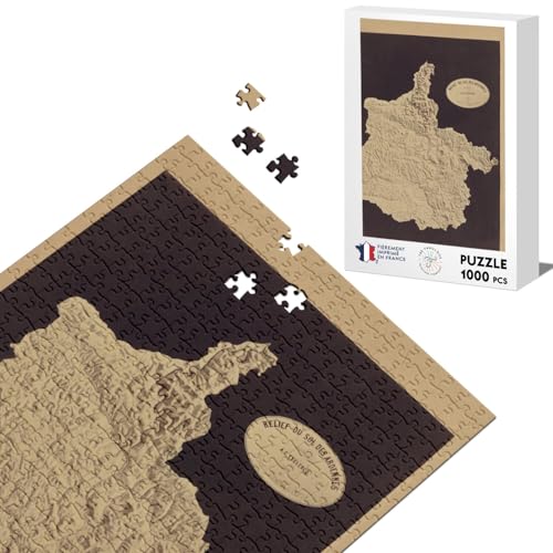 Klassisches Puzzle, 1000 Teile, 08 Ardennen, Departement Alte Landkarte, Frankreich, Region Klassisches Puzzle, 1000 Teile, 08 Ardennen, Departement Alte Landkarte, Frankreich, Region von Fabulous