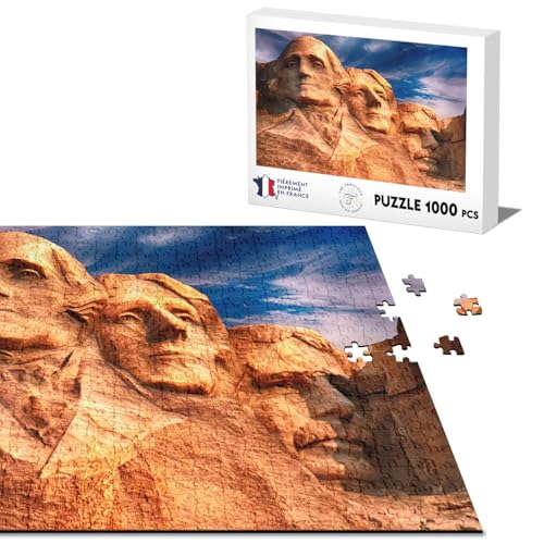 Klassisches Puzzle, 1000 Teile, Mont Rushmore, Gelb / South Dakota / USA President Klassisches Puzzle, 1000 Teile, Mont Rushmore, Gelb / South Dakota / USA President von Fabulous