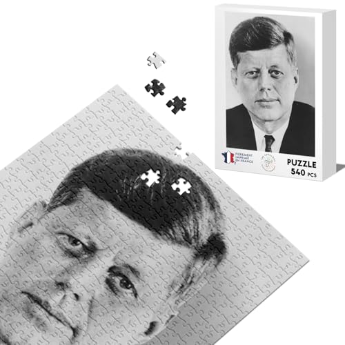 Klassisches Puzzle, 540 Teile, John F. Kennedy JFK President USA, Vintage-Portrait von Fabulous