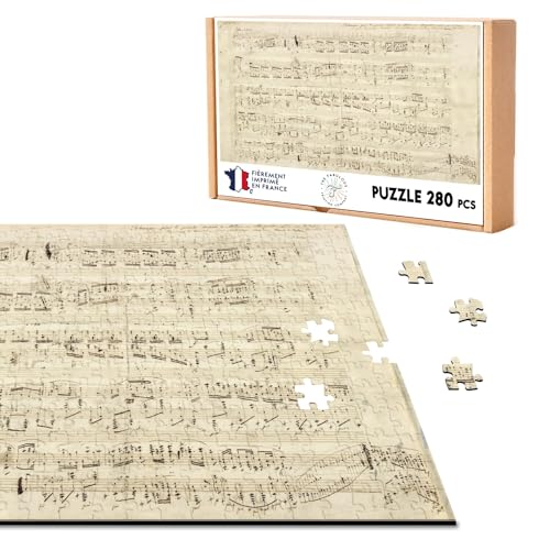 Klassisches Puzzle 280 Teile Chopin Noten Manuskript Polnisch Klavier Musik von Fabulous