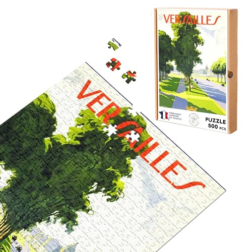 Puzzle, klassisch, 500 Teile, Versailles 20 Minuten De Paris, Poster, Vintage Zug von Fabulous
