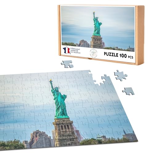 Puzzle Classic 100 Teile Freiheitsstatue New York Monument USA Weltkulturerbe von Fabulous