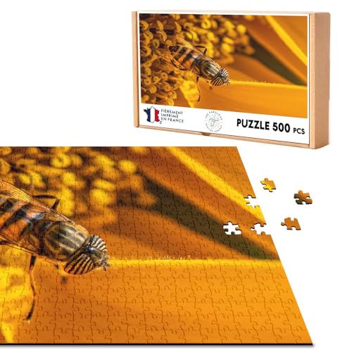 Puzzle Classic 500 Teile Fliegende Insekten Butin Polen Foto Makro Blume von Fabulous