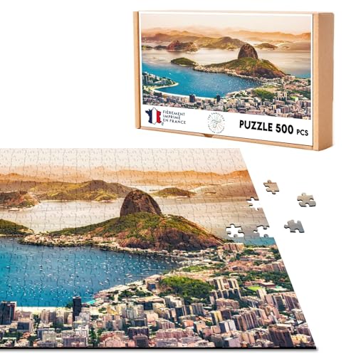 Puzzle Classic 500 Teile Rio De Janeiro Bay Brasilien Stadt Meer von Fabulous
